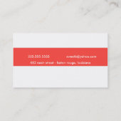 Carte De Visite Boulangerie (Dos)