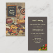 Carte de visite boulangerie (Devant / Derrière)