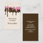 Carte De Visite Boulangerie à dégivrage arrosé (Devant / Derrière)