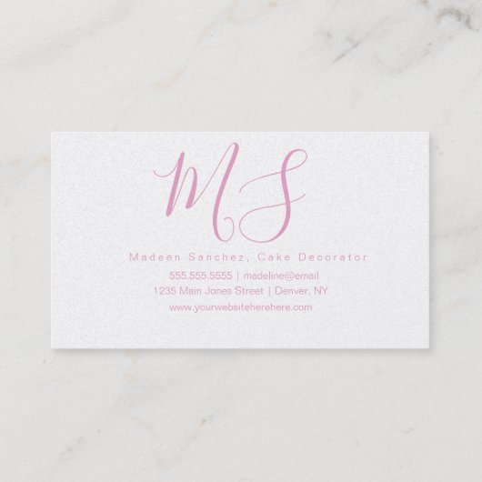 Carte De Visite Boulangerie à pâte beignets Aquarelle noix (Dos)