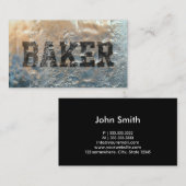 Carte De Visite Boulangerie Baker Cool congelé (Devant / Derrière)