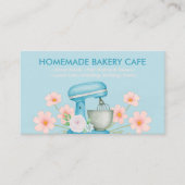 Carte De Visite Boulangerie Bleue Café Cuisinier (Devant)