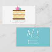 Carte De Visite boulangerie boulangerie boulangerie Décoratrice Gâ (Devant / Derrière)