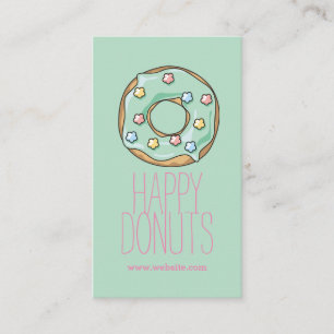 Carte De Visite Boulangerie Café Pâtisserie Beignet