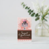 Carte De Visite Boulangerie Cake Business Sweet Creations (Debout devant)
