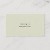 Carte De Visite Boulangerie Cake Cupcakes (Dos)