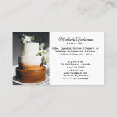 Carte De Visite Boulangerie/Chef/Restauration Code QR 4 Photo Scri (Dos)