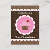 Carte De Visite Boulangerie Cherry Cupcake (Devant)