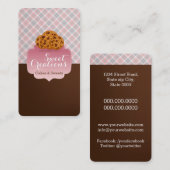 Carte De Visite Boulangerie Cookies Sucré (Devant / Derrière)