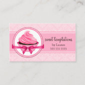 Carte De Visite Boulangerie Couture Cupcake (Devant)