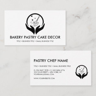 Carte De Visite Boulangerie Cuisine Pâtisserie logo Pizzeria
