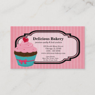 Carte De Visite Boulangerie Cupcake