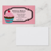 Carte De Visite Boulangerie Cupcake (Devant / Derrière)