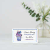 Carte De Visite Boulangerie | Cupcake (Debout devant)