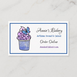 Carte De Visite Boulangerie   Cupcake