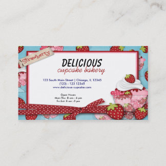 Carte De Visite Boulangerie Cupcake