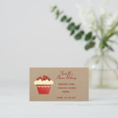 Carte De Visite Boulangerie Cupcake (Debout devant)