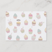 Carte De Visite Boulangerie Cupcake (Dos)
