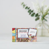 Carte De Visite Boulangerie Cupcake (Debout devant)