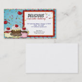 Carte De Visite Boulangerie Cupcake (Devant / Derrière)