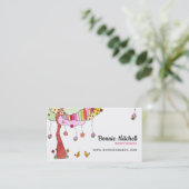 Carte De Visite Boulangerie Cupcake and Cookie Tree (Debout devant)