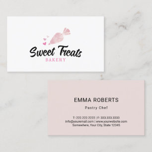 Carte De Visite Boulangerie Cupcake Pâtisserie Cake Piping Sac Coe
