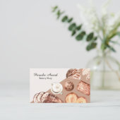 Carte De Visite Boulangerie d'aquarelle (Debout devant)