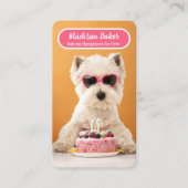 Carte De Visite Boulangerie de animaux de compagnie Traitements de (Devant)