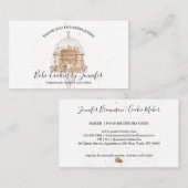 Carte De Visite Boulangerie de biscuits (Devant / Derrière)