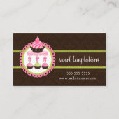 Carte De Visite Boulangerie de bruits de petit gâteau et de gâteau (Devant)