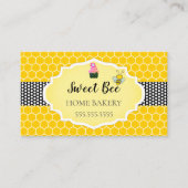 Carte De Visite Boulangerie de choux-bee-Cupcake (Devant)