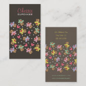 Carte De Visite Boulangerie de confiserie de petits gâteaux de (Devant / Derrière)