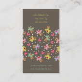 Carte De Visite Boulangerie de confiserie de petits gâteaux de (Dos)