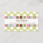 Carte De Visite Boulangerie de cupcake fantaisie (Dos)