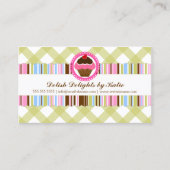 Carte De Visite Boulangerie de cupcake fantaisie (Devant)