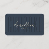 Carte De Visite Boulangerie de Cupcake Maison moderne Traiteur Ble (Devant)