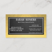 Carte De Visite Boulangerie de Cupcake moderne Pâtisserie Chef Res (Dos)