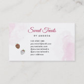 Carte De Visite Boulangerie de friandises (Dos)