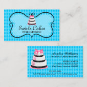 Carte De Visite Boulangerie de gâteau (Devant / Derrière)