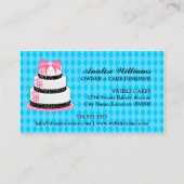 Carte De Visite Boulangerie de gâteau (Dos)