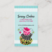 Carte De Visite Boulangerie de gâteau d'art (Devant)