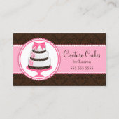 Carte De Visite Boulangerie de gâteau de couture (Devant)