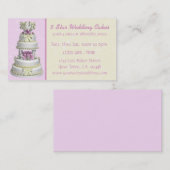 Carte De Visite Boulangerie de gâteau de mariage (Devant / Derrière)