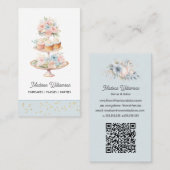 Carte De Visite Boulangerie de gâteaux de coupe | Baker Chef Resta (Devant / Derrière)