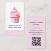 Carte De Visite Boulangerie de gâteaux de coupe | Baker Chef Resta (Devant / Derrière)