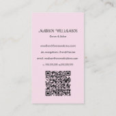 Carte De Visite Boulangerie de gâteaux de coupe | Baker Chef Resta (Dos)