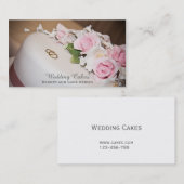 Carte De Visite Boulangerie de gâteaux de mariage, gâteaux (Devant / Derrière)