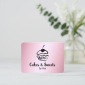 Carte De Visite 🍒 boulangerie de gâteaux maison (Debout devant)