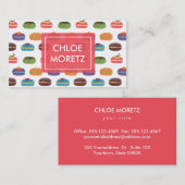 Carte De Visite Boulangerie de macaron (Devant / Derrière)