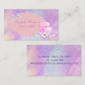 Carte De Visite Boulangerie de mélange de gâteaux holographique mo (Devant / Derrière)